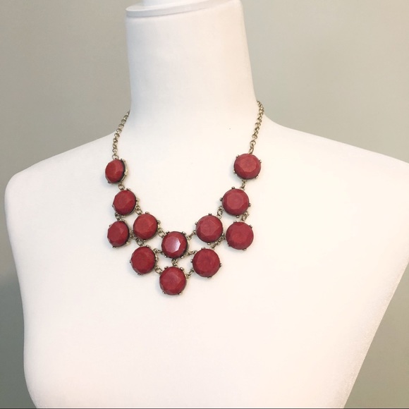 Franchescas statement red bubble necklace - Picture 1 of 5